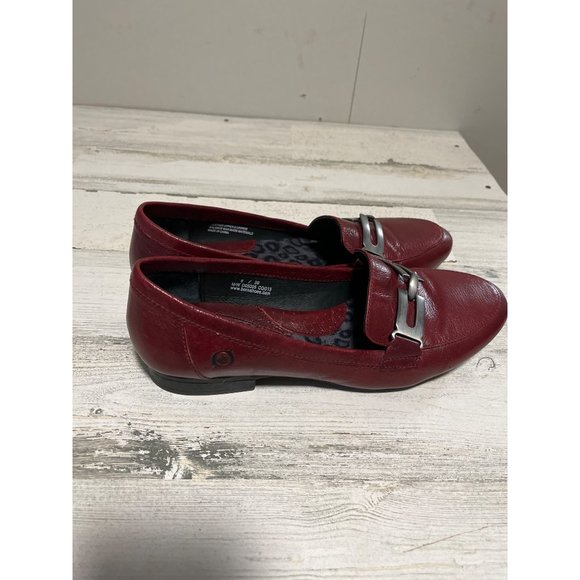 Born D05005 woman’s burgundy loafer size 8M - Picture 4 of 8